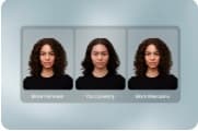 Three facial change previews thumbnail
