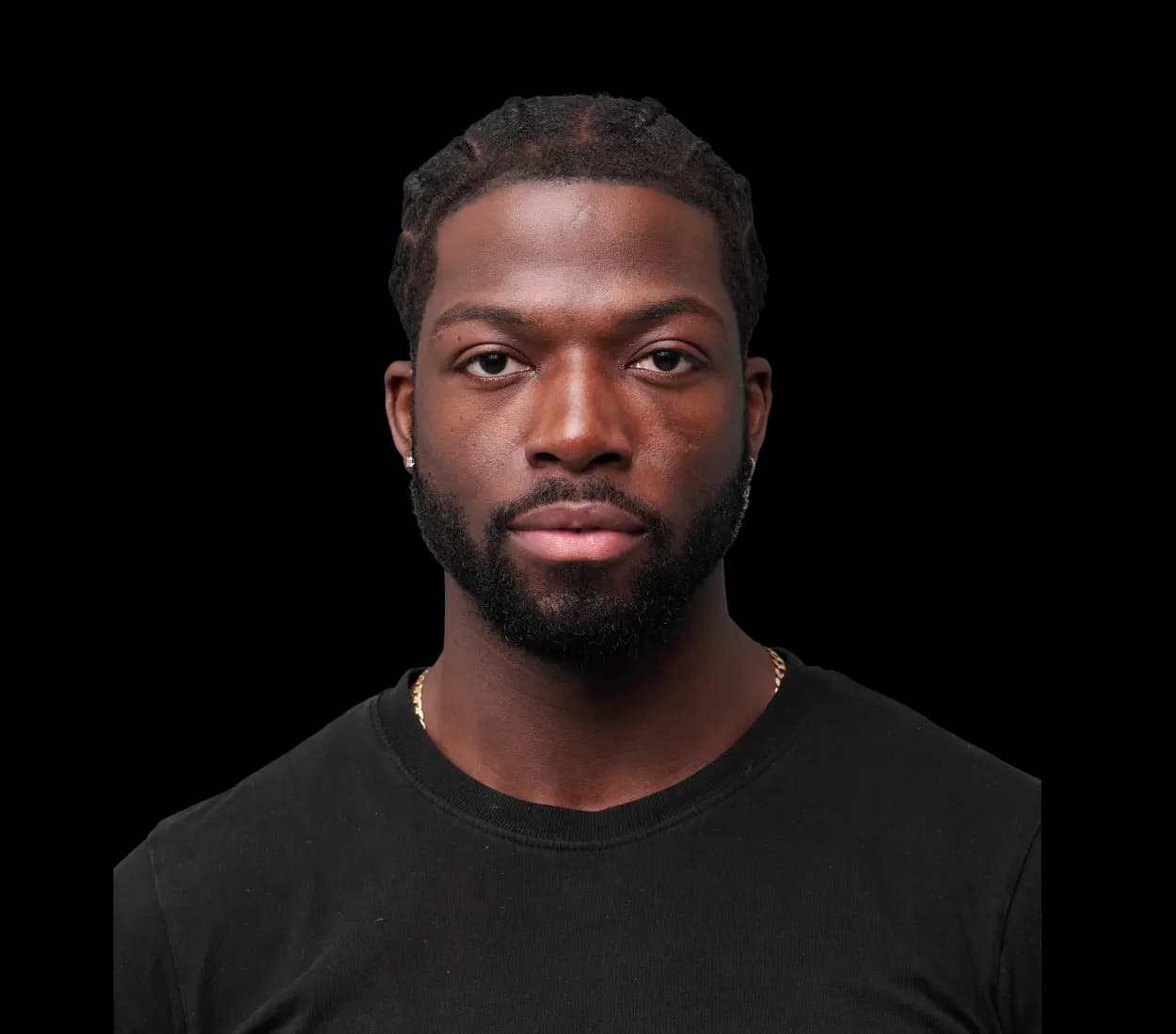 Front-facing facial feature analysis