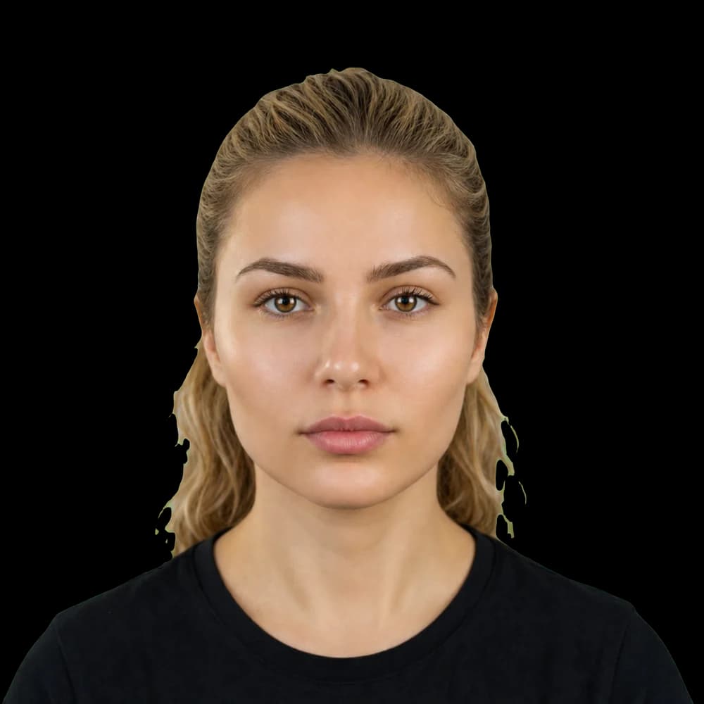 Woman transformation after