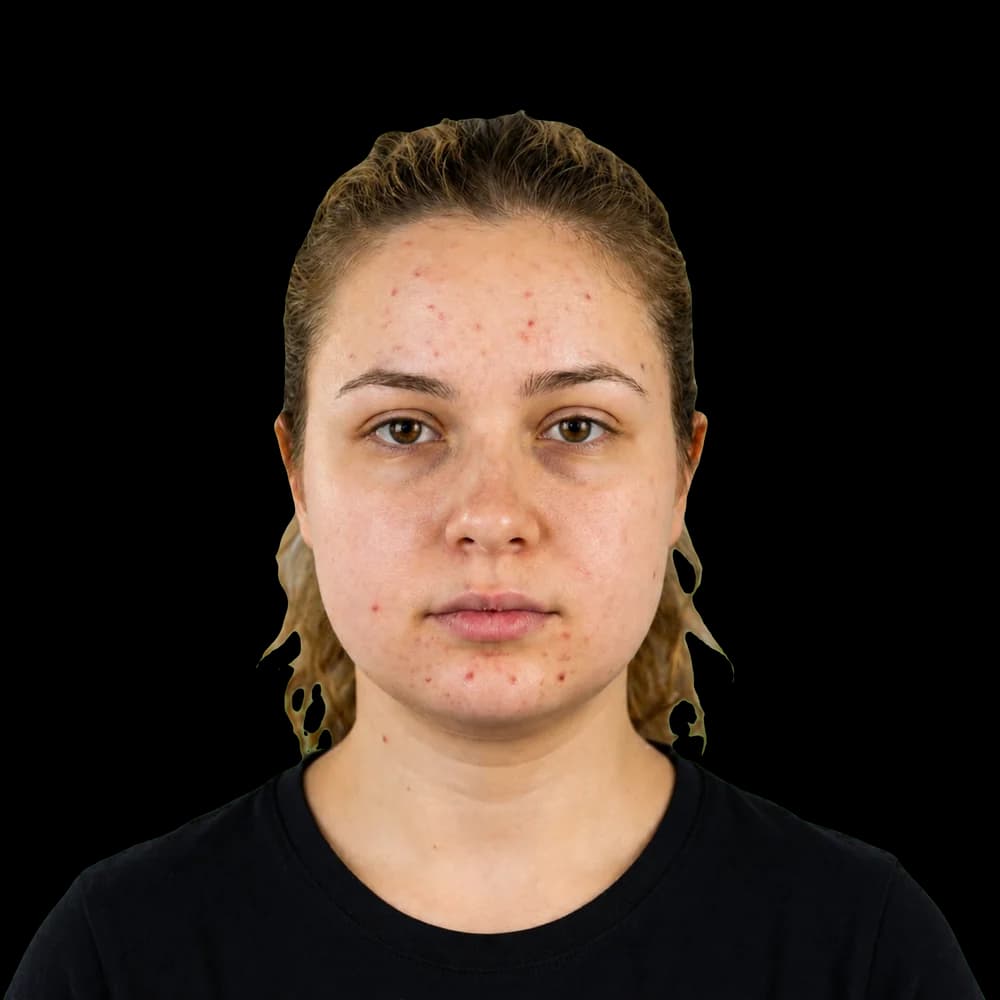 Woman transformation before