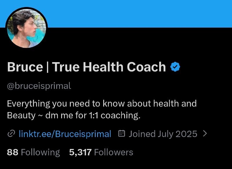 Bruceisprimal X profile screenshot